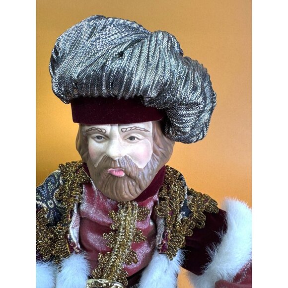 Sullivan's Large Ornate 3 Wise Men Doll Nativity Figurines Rare Find 19" - Picture 4 of 16